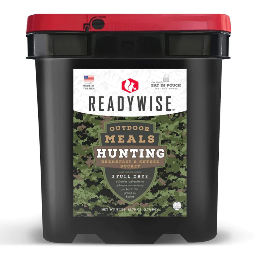 3-Day Hunting Meal Bucket (Breakfast, Lunch, &amp; Dinner)